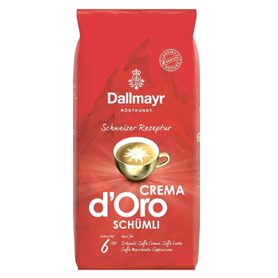 Кофе в зёрнах Dallmayr Crema d'Oro Schumli, 1 кг 81091 фото