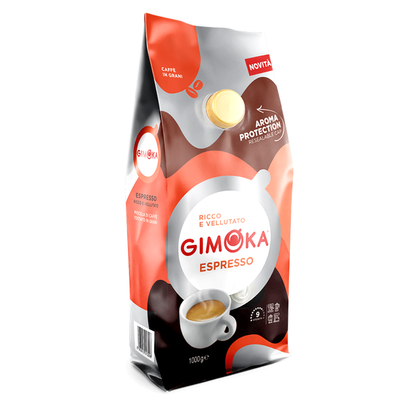 Кава в зернах Gimoka Espresso, 1 кг 81099 фото