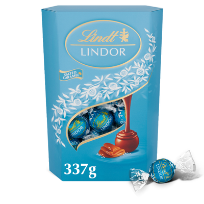 Конфеты Lindt Lindor Salted Caramel из молочного шоколада и карамельной начинкой, 337г 15079 фото