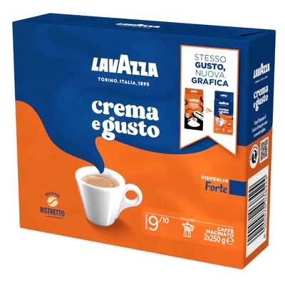 Кава мелена Lavazza Crema E Gusto Forte (2*250г), 500 г 85445 фото