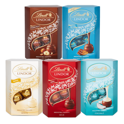 Набор конфет Lindt Lindor Seasonal Favourites Bundle, 5x200г 15198 фото