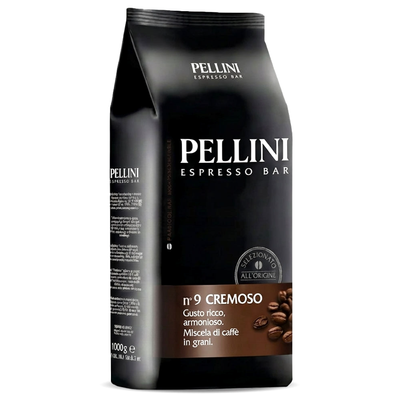 Кава в зернах Pellini Espresso Bar N.9 Cremoso, 1 кг 81067 фото