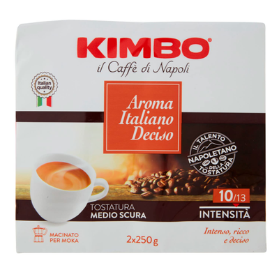Кава мелена Kimbo Aroma Italiano Deciso (2*250г), 500 г 85468 фото