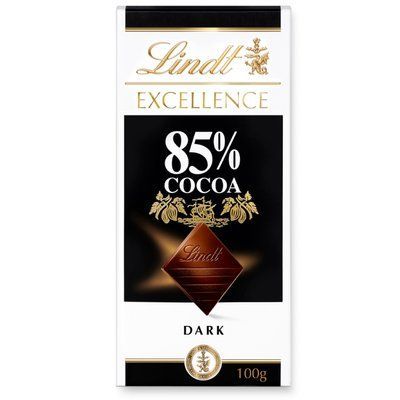 Темний шоколад Lindt EXCELLENCE Dark 85%, 100г 15233 фото