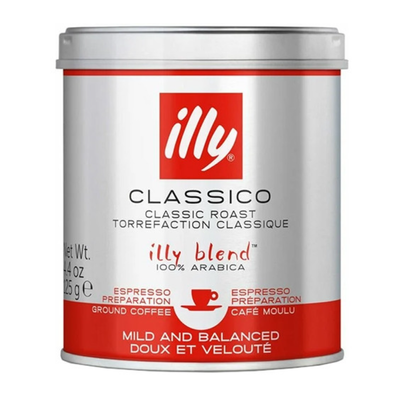 Кофе молотый illy Classico, 125 г 85456 фото
