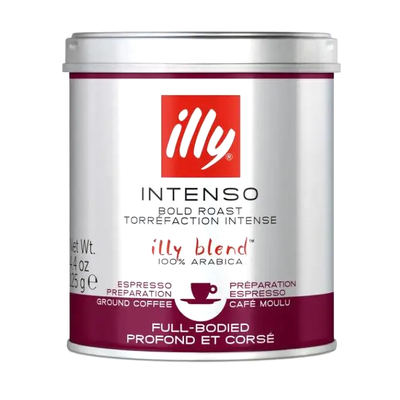 Кофе молотый illy Intenso, 125 г 85457 фото